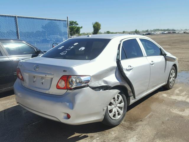 JTDBU4EE7A9101686 - 2010 TOYOTA COROLLA BA SILVER photo 4