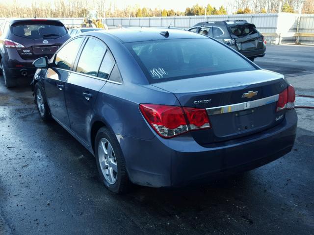 1G1PC5SB1E7455206 - 2014 CHEVROLET CRUZE LT BLUE photo 3