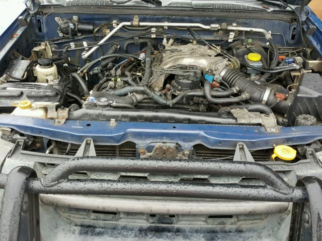 5N1ED28T52C537836 - 2002 NISSAN XTERRA XE BLUE photo 7