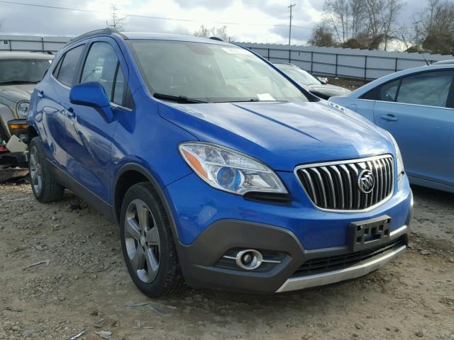 KL4CJBSBXDB098866 - 2013 BUICK ENCORE CON BLUE photo 1