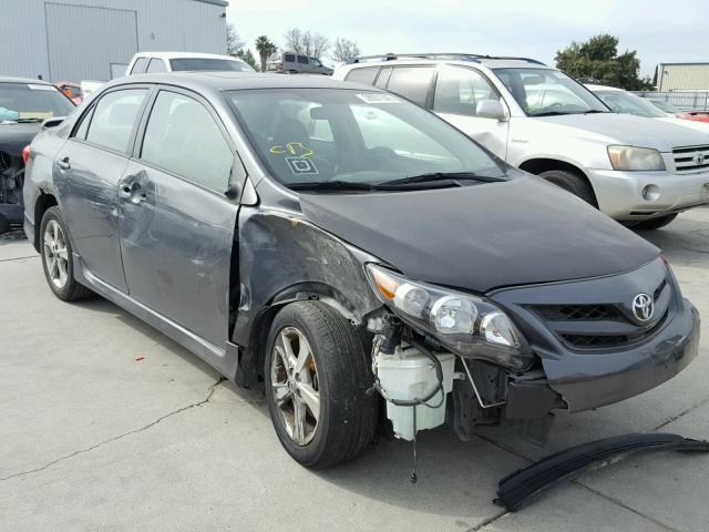 2T1BU4EE1BC714575 - 2011 TOYOTA COROLLA BA GRAY photo 1