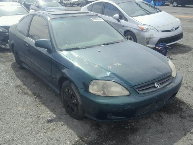1HGEJ8247YL012370 - 2000 HONDA CIVIC EX მწვანე ფოტო 1