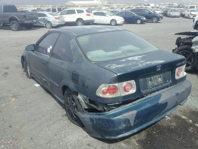 1HGEJ8247YL012370 - 2000 HONDA CIVIC EX მწვანე ფოტო 3