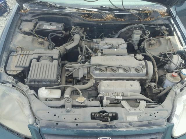 1HGEJ8247YL012370 - 2000 HONDA CIVIC EX GREEN photo 7