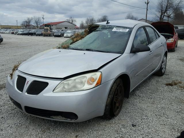 1G2ZG57B794176979 - 2009 PONTIAC G6 SILVER photo 2