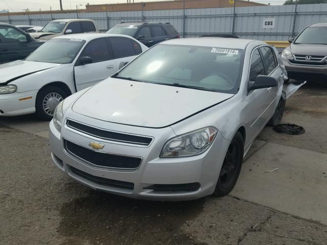 1G1ZA5E14BF310762 - 2011 CHEVROLET MALIBU LS ვერცხლისფერი ფოტო 2
