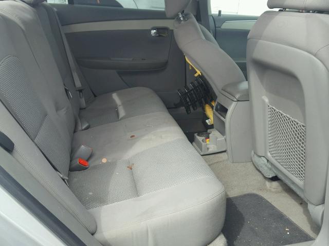 1G1ZA5E14BF310762 - 2011 CHEVROLET MALIBU LS ვერცხლისფერი ფოტო 6