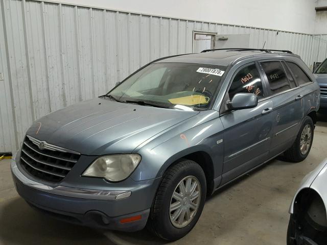 2A8GM68X17R214060 - 2007 CHRYSLER PACIFICA T BLUE photo 2