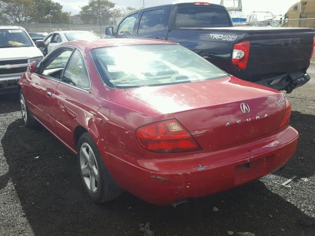 19UYA42691A032421 - 2001 ACURA 3.2CL TYPE RED photo 3