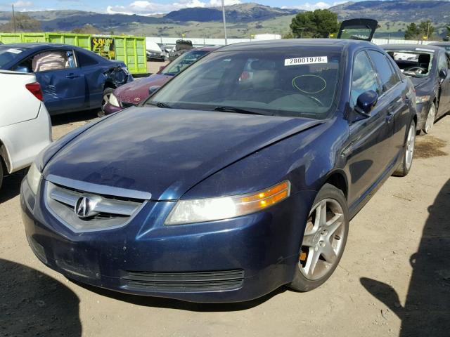 19UUA66254A071402 - 2004 ACURA TL BLUE photo 2