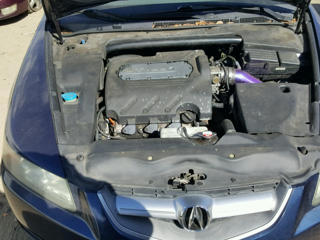 19UUA66254A071402 - 2004 ACURA TL BLUE photo 7