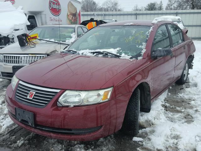 1G8AG52F95Z149664 - 2005 SATURN ION LEVEL BURGUNDY photo 2