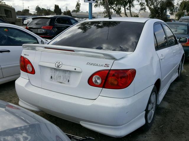 1NXBR32EX3Z079694 - 2003 TOYOTA COROLLA WHITE photo 4