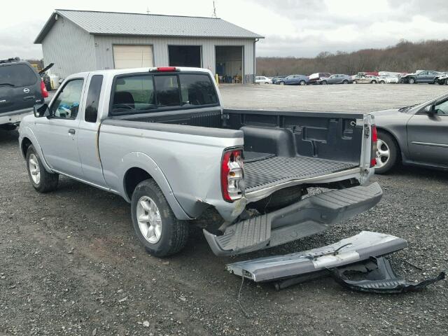 1N6DD26T53C432781 - 2003 NISSAN FRONTIER K SILVER photo 3