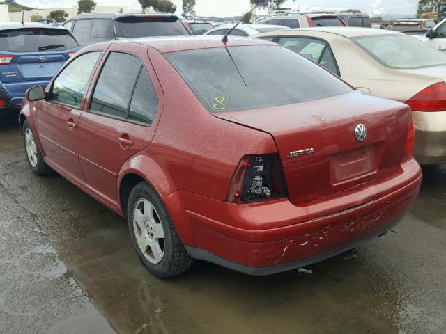 3VWSC29M0XM110651 - 1999 VOLKSWAGEN JETTA GLS RED photo 3