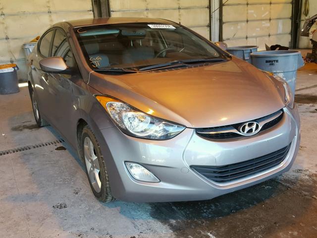 KMHDH4AE8CU328822 - 2012 HYUNDAI ELANTRA GL SILVER photo 1