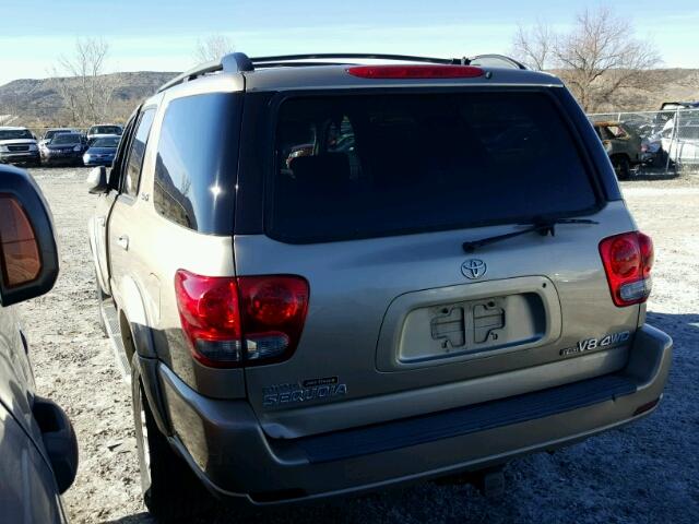 5TDBT44A86S267614 - 2006 TOYOTA SEQUOIA SR SILVER photo 3