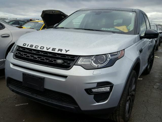 SALCT2BGXGH625407 - 2016 LAND ROVER DISCOVERY SILVER photo 2