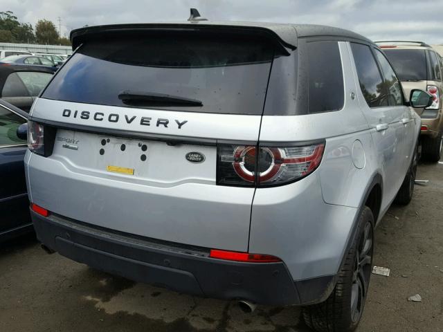 SALCT2BGXGH625407 - 2016 LAND ROVER DISCOVERY SILVER photo 4