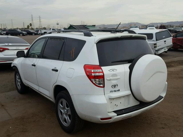 2T3ZF4DV8CW133222 - 2012 TOYOTA RAV4 WHITE photo 3