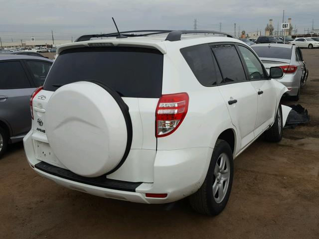 2T3ZF4DV8CW133222 - 2012 TOYOTA RAV4 WHITE photo 4