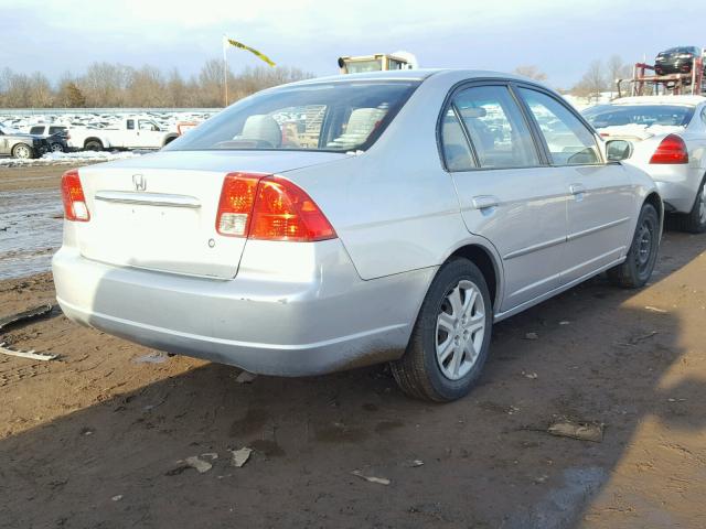 2HGES26743H600974 - 2003 HONDA CIVIC EX ვერცხლისფერი ფოტო 4