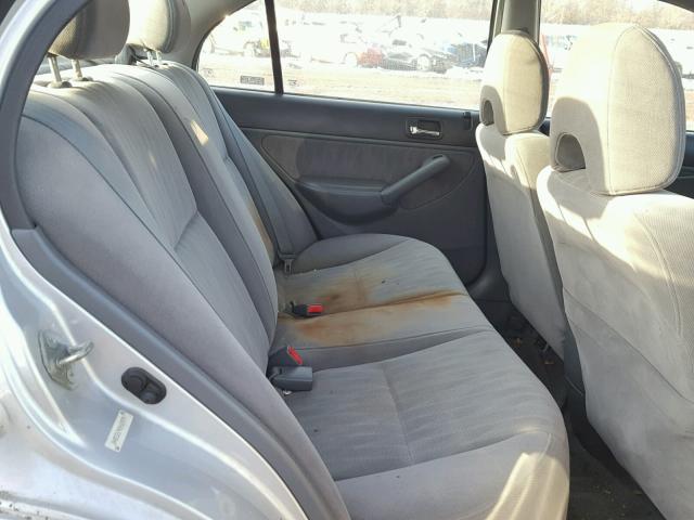 2HGES26743H600974 - 2003 HONDA CIVIC EX ვერცხლისფერი ფოტო 6