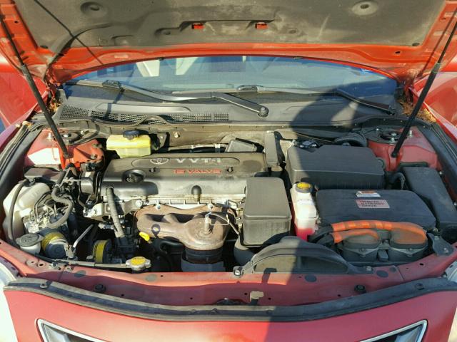 4T1BB46K58U044515 - 2008 TOYOTA CAMRY HYBR RED photo 7