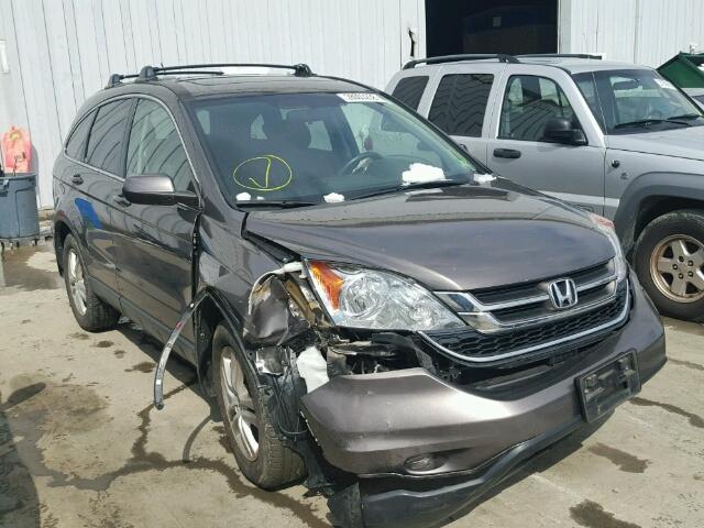 5J6RE4H70AL066205 - 2010 HONDA CR-V EXL GRAY photo 1