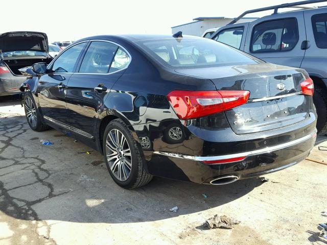 KNALN4D79G5208658 - 2016 KIA CADENZA LU BLACK photo 3