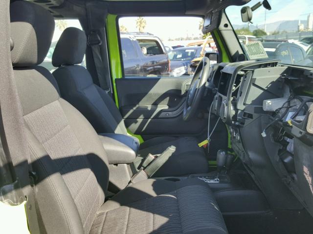 1C4AJWAGXCL233046 - 2012 JEEP WRANGLER S GREEN photo 5