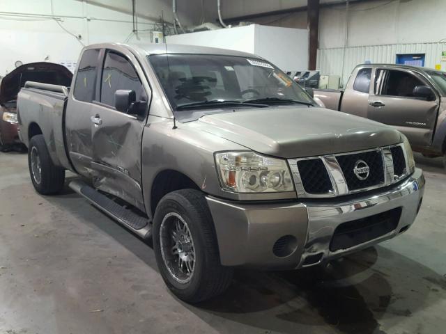 1N6BA06A56N570008 - 2006 NISSAN TITAN XE GOLD photo 1