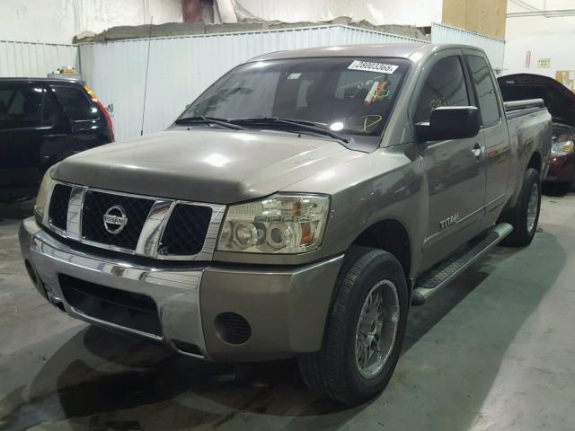 1N6BA06A56N570008 - 2006 NISSAN TITAN XE GOLD photo 2