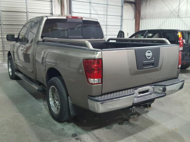 1N6BA06A56N570008 - 2006 NISSAN TITAN XE GOLD photo 3