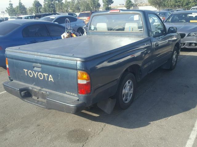 4TAUN41B6SZ028857 - 1995 TOYOTA TACOMA GREEN photo 4