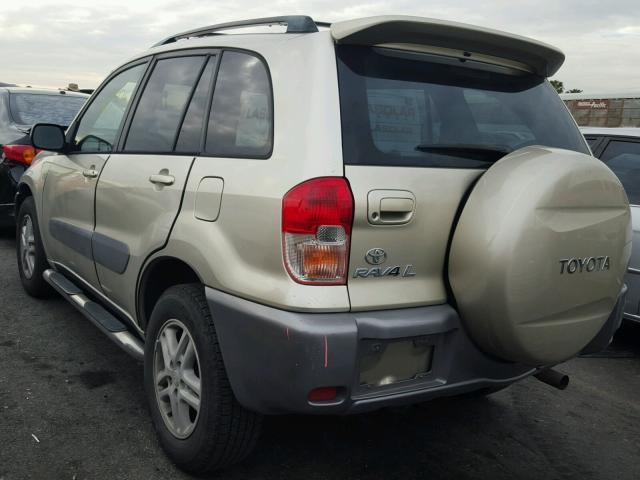 JTEGH20V210024442 - 2001 TOYOTA RAV4 TAN photo 3