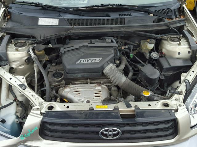 JTEGH20V210024442 - 2001 TOYOTA RAV4 TAN photo 7