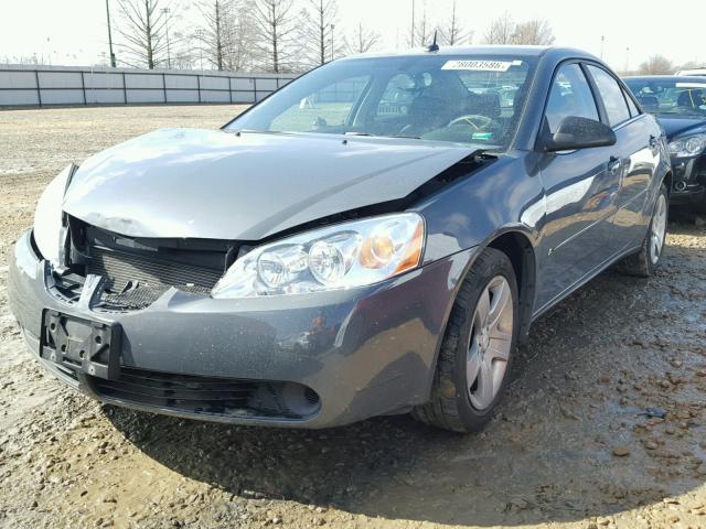 1G2ZG57B384211824 - 2008 PONTIAC G6 BASE GRAY photo 2