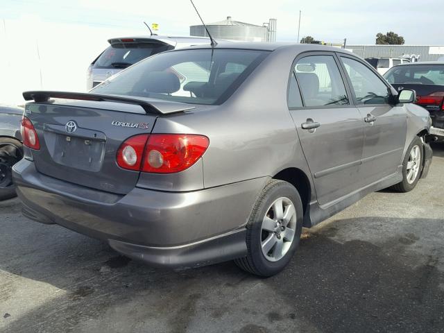 1NXBR32E96Z652928 - 2006 TOYOTA COROLLA CE GRAY photo 4