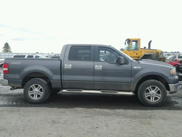 1FTPW14V47FA49184 - 2007 FORD F150 SUPER CHARCOAL photo 9