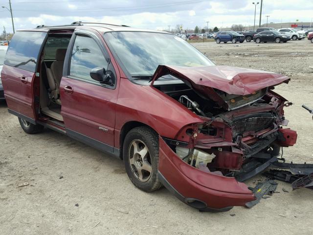 2FMZA57452BA22258 - 2002 FORD WINDSTAR S RED photo 1