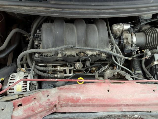 2FMZA57452BA22258 - 2002 FORD WINDSTAR S RED photo 7