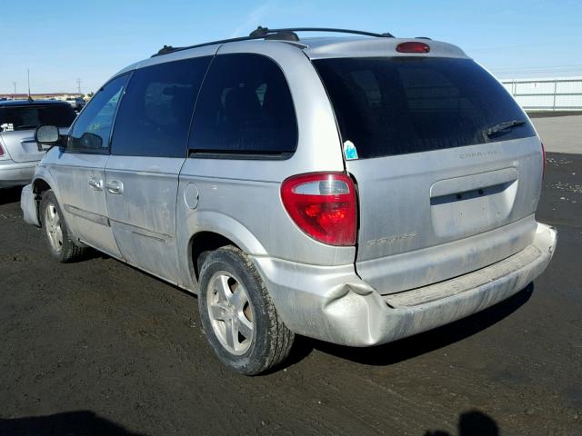 1D4GP45R55B138981 - 2005 DODGE CARAVAN SX SILVER photo 3