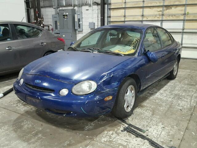 1FALP52U9TG214816 - 1996 FORD TAURUS GL BLUE photo 2