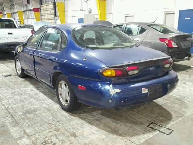 1FALP52U9TG214816 - 1996 FORD TAURUS GL BLUE photo 3