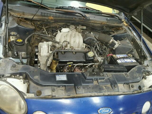 1FALP52U9TG214816 - 1996 FORD TAURUS GL BLUE photo 7