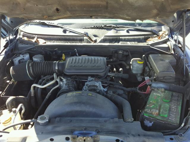 1D7HE48K35S210305 - 2005 DODGE DAKOTA QUA BLUE photo 7