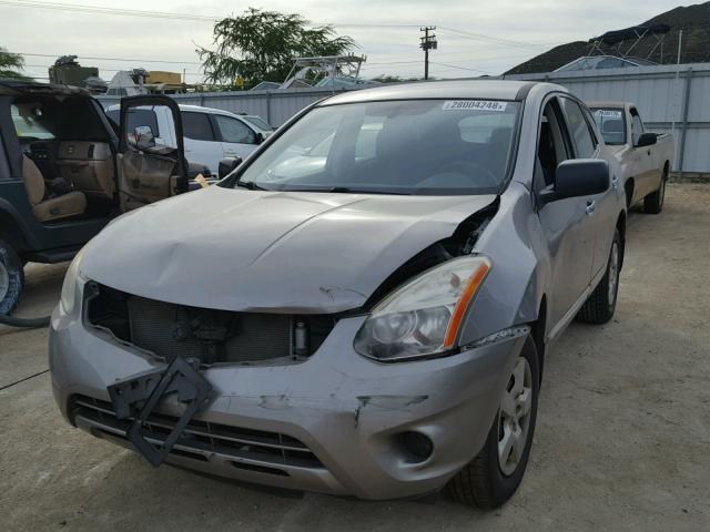 JN8AS5MVXBW273520 - 2011 NISSAN ROGUE S SILVER photo 2