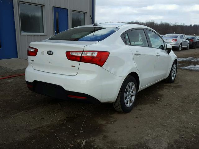 KNADM4A32D6266450 - 2013 KIA RIO LX Սպիտակ լուսանկար 4