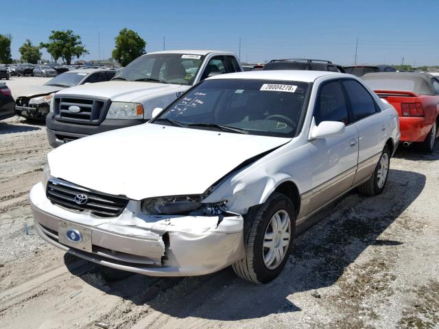 4T1BG22K71U788912 - 2001 TOYOTA CAMRY CE WHITE photo 2